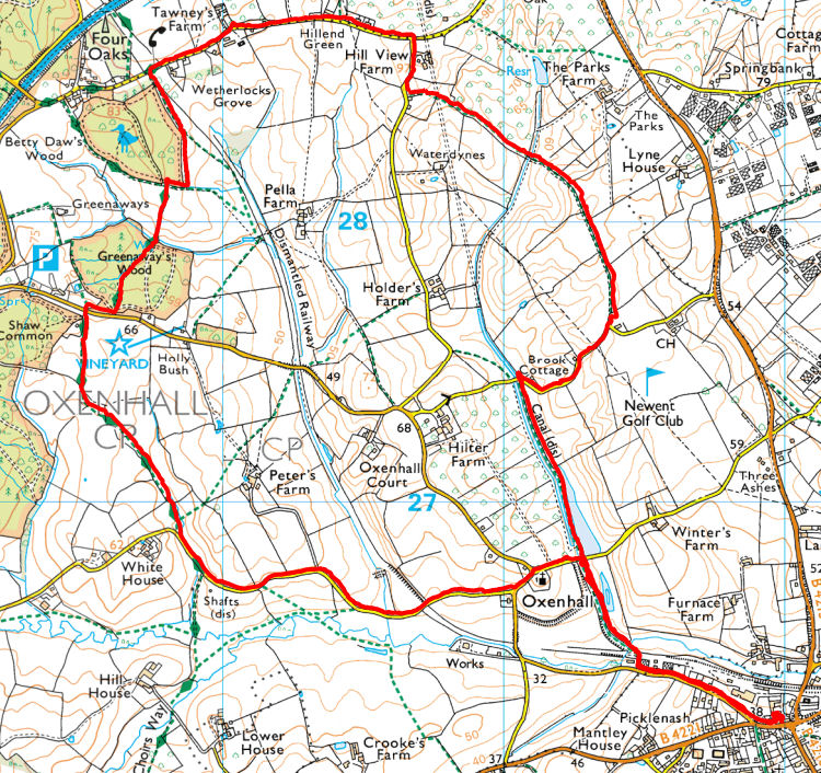 Newent Oxenhall loop